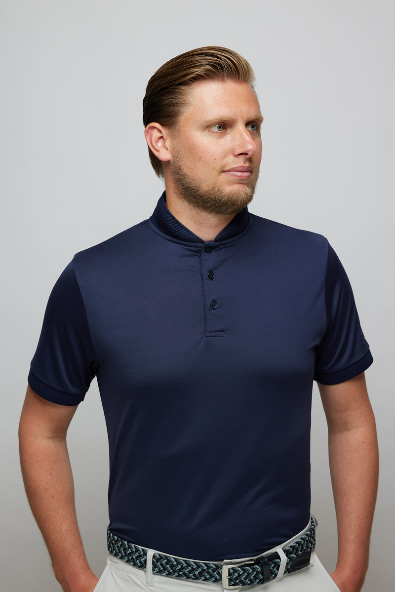 Real Ace Golf Polo Slim Fit Navy Blue - Main Image