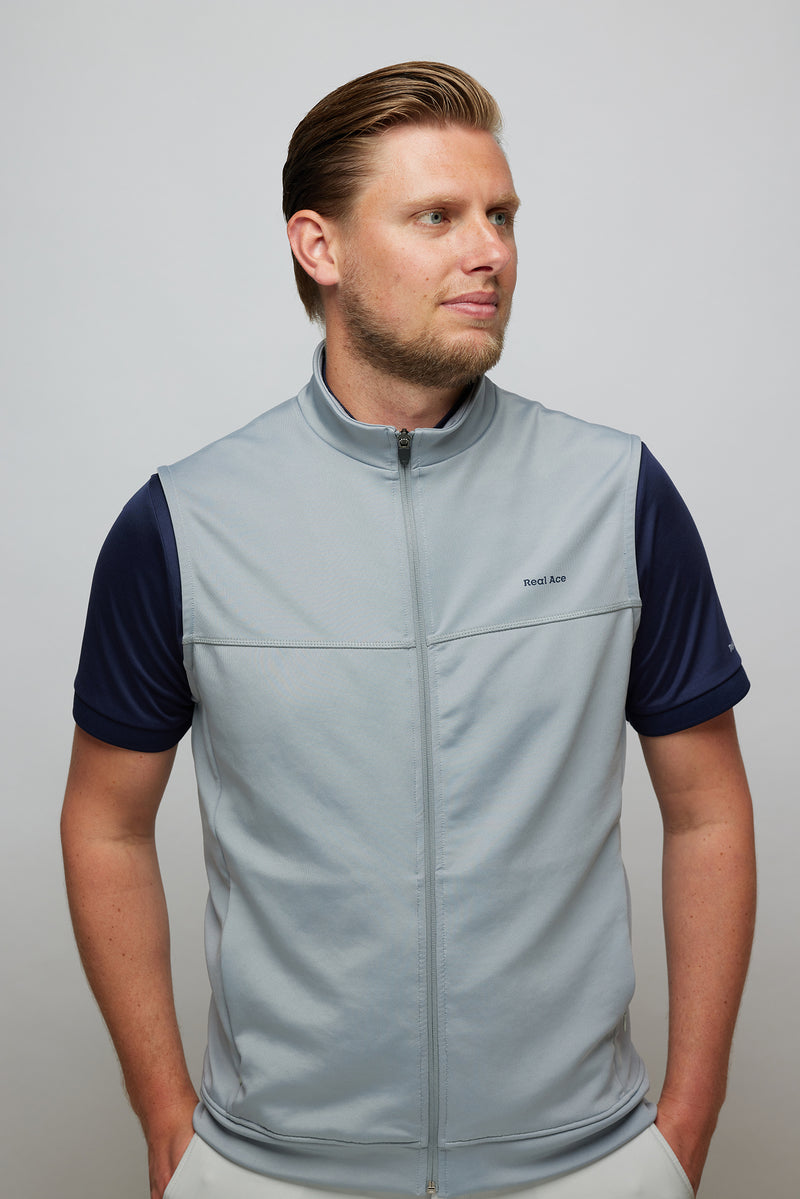 Golf Gilet - Mid grey